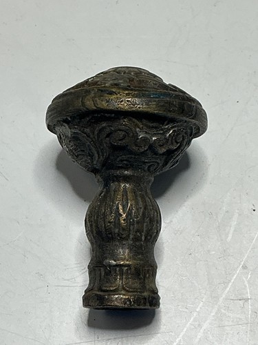 Vintage ornate brass finial - ornate,