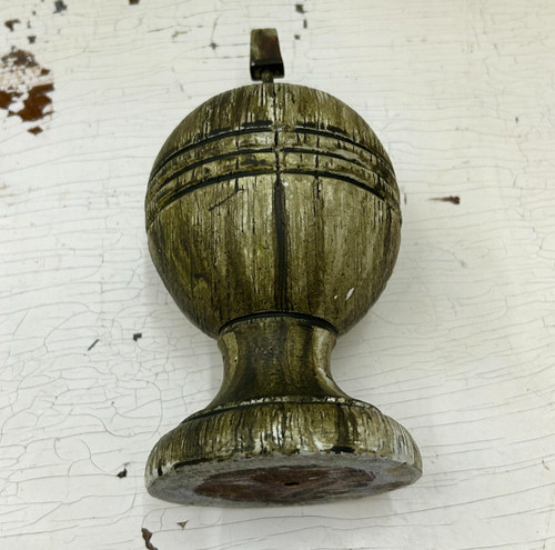 Antique wooden newel post - antique,