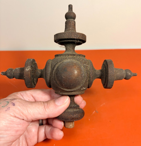 Turned wood salvage part - turned,