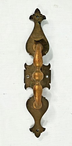 Brass pull entry door - pull,