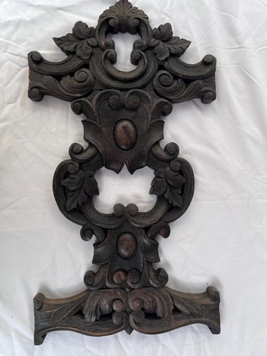 Antique carved oak decorative - antique,