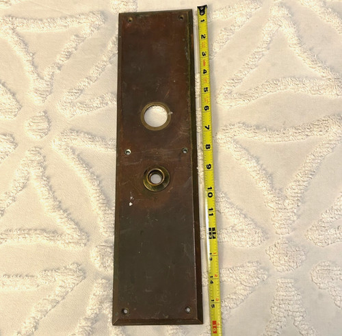 Antique solid brass door - brass,