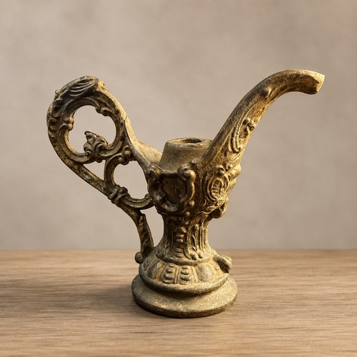 Vintage ornate cast metal - ornate,