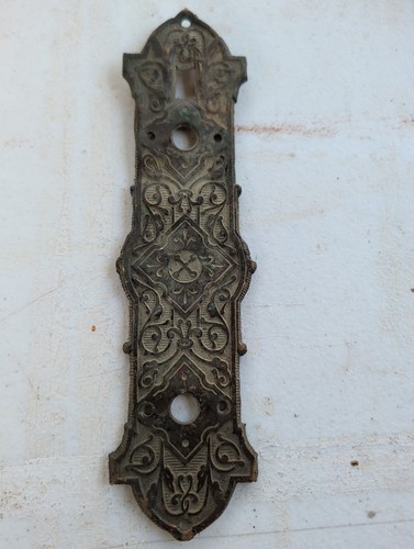 Eastlake victorian iron door - eastlake,